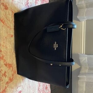 Coach Midnight Black Tote Bag